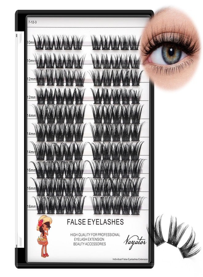 Vayator →VAYATOR Lashes Mixed Kit/False Lashes Lash Bond & Seal Kit Multiple styles To Choose 8-20mm Mix D Curl/DD Curl Makeup Cluster Grafting Eyelashes Individual Extension (E#12-14-16-18mm Mixed) - Image 1